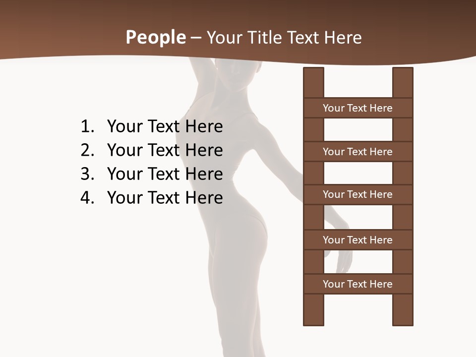 Theatrical Girl Sensuality PowerPoint Template