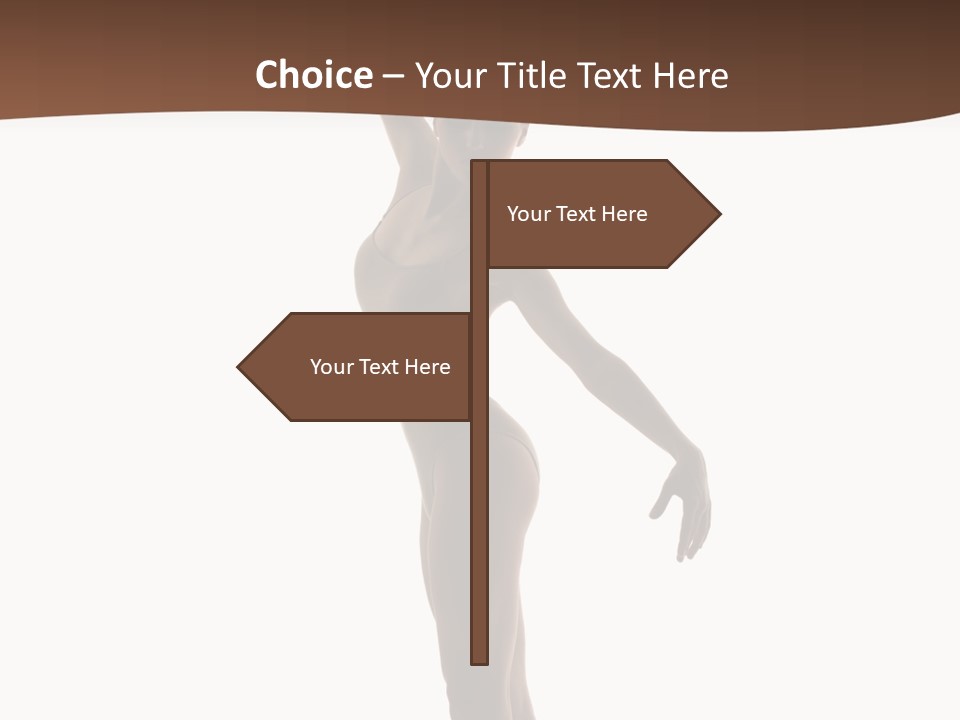 Theatrical Girl Sensuality PowerPoint Template