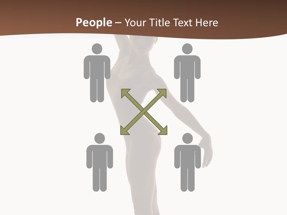 Theatrical Girl Sensuality PowerPoint Template