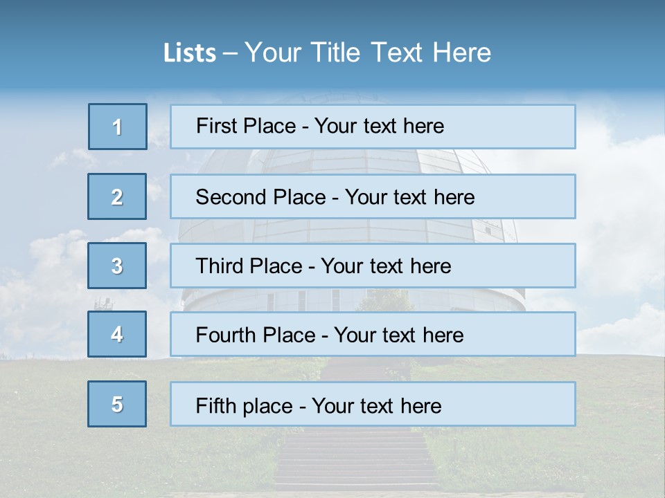 Land National Landscape PowerPoint Template