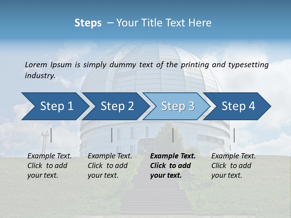 Land National Landscape PowerPoint Template