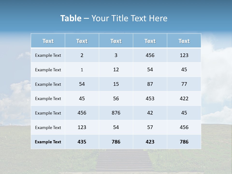 Land National Landscape PowerPoint Template