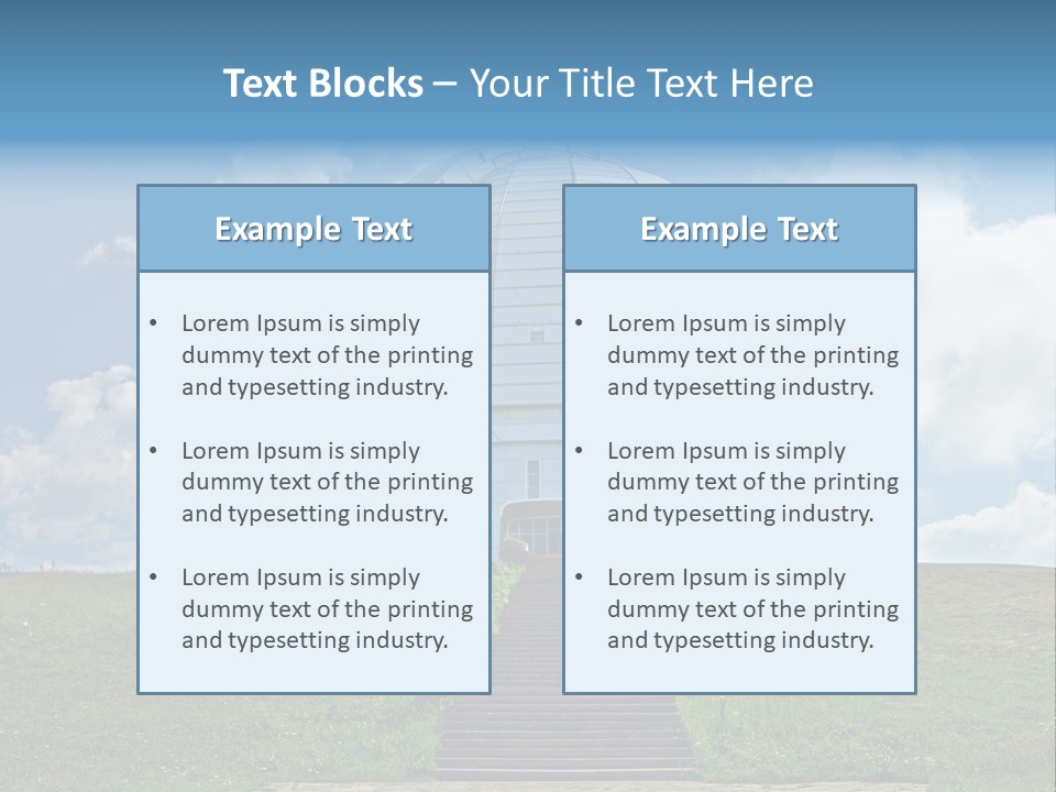 Land National Landscape PowerPoint Template