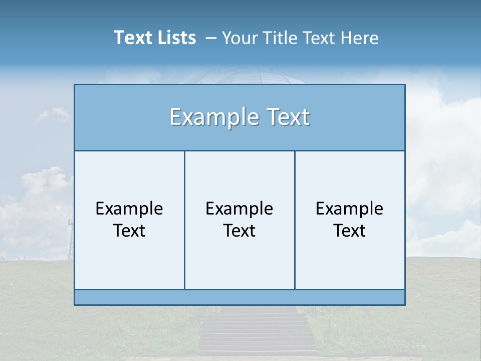 Land National Landscape PowerPoint Template