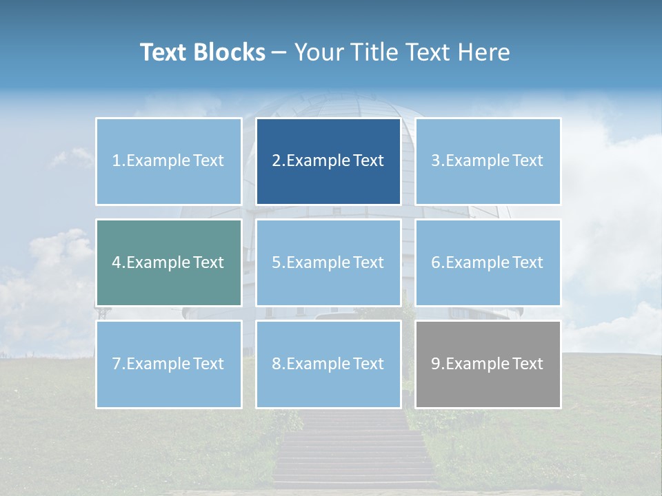 Land National Landscape PowerPoint Template