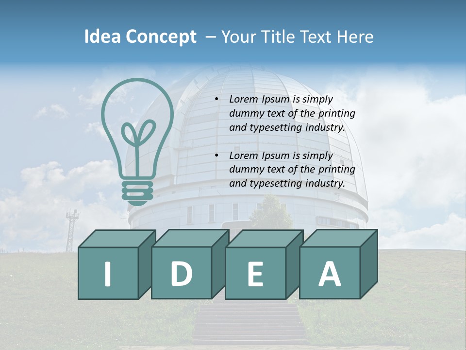 Land National Landscape PowerPoint Template