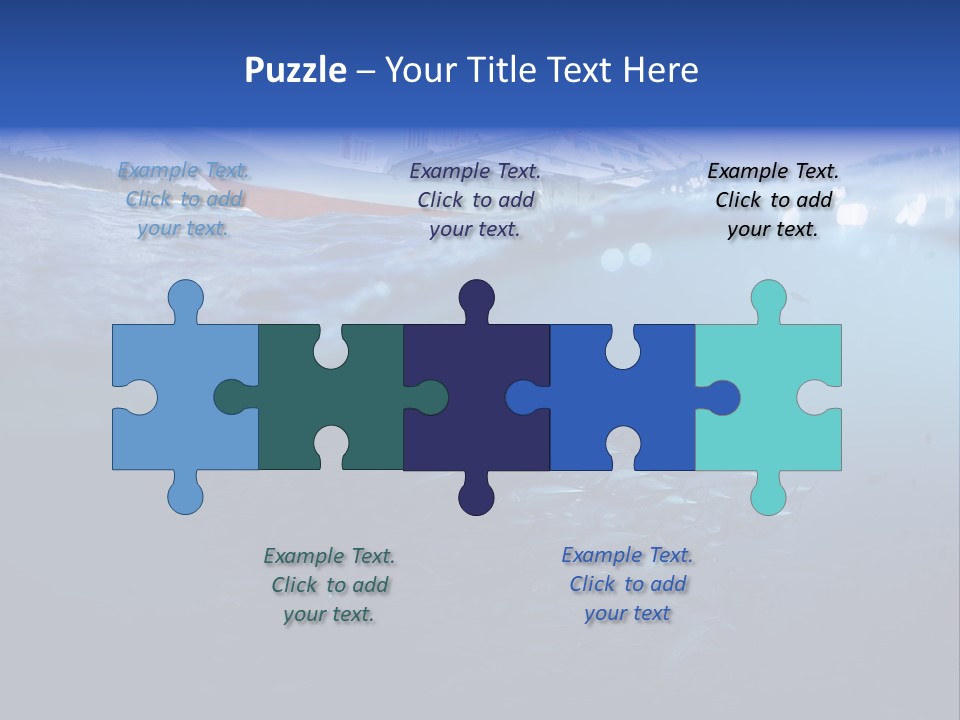 Surface Island Underwater PowerPoint Template