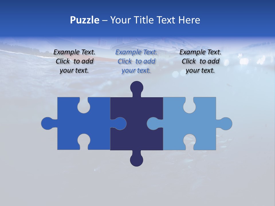 Surface Island Underwater PowerPoint Template