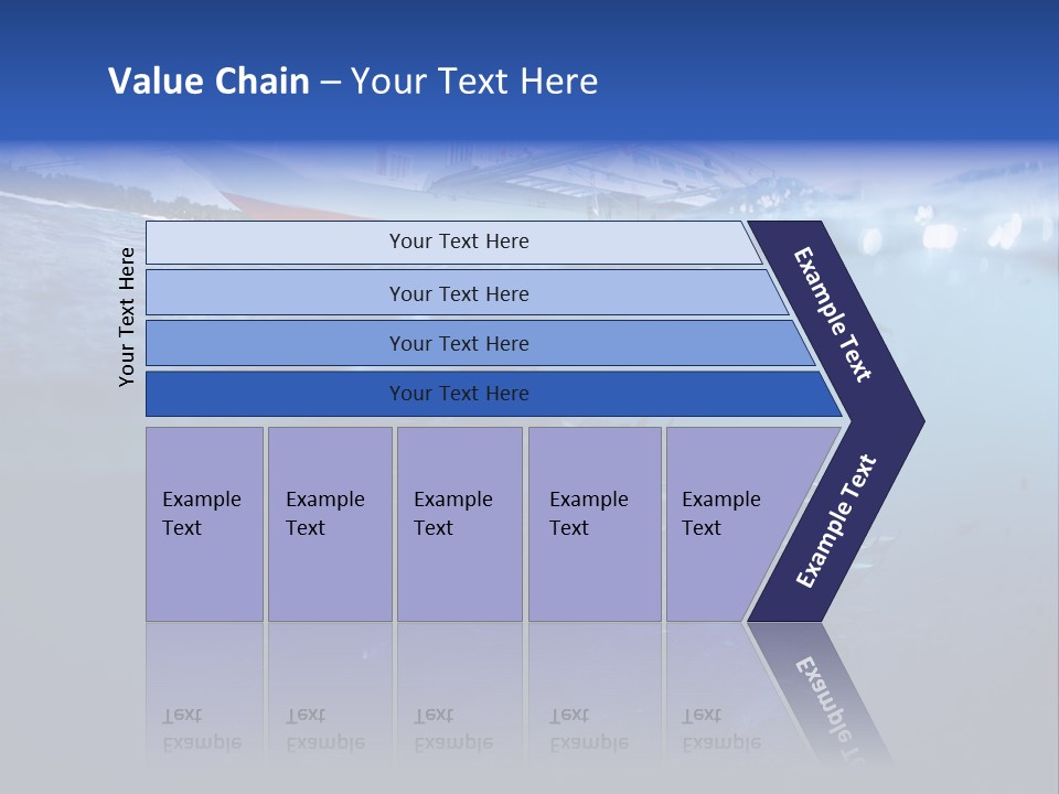 Surface Island Underwater PowerPoint Template