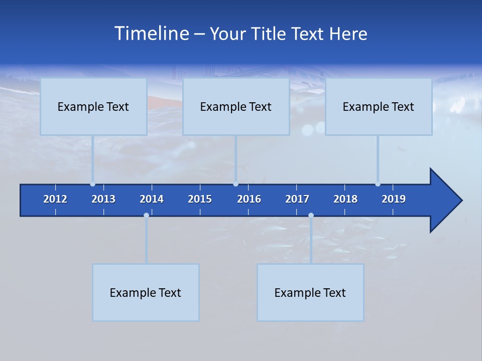 Surface Island Underwater PowerPoint Template