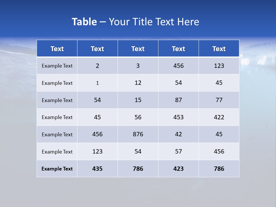 Surface Island Underwater PowerPoint Template