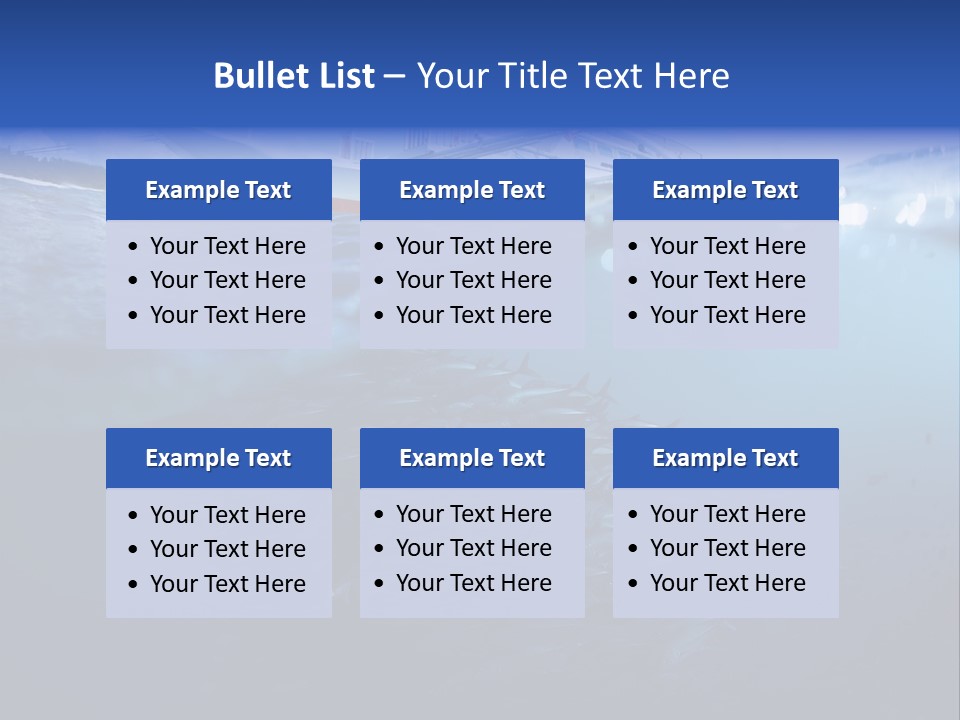 Surface Island Underwater PowerPoint Template