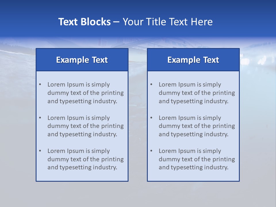 Surface Island Underwater PowerPoint Template