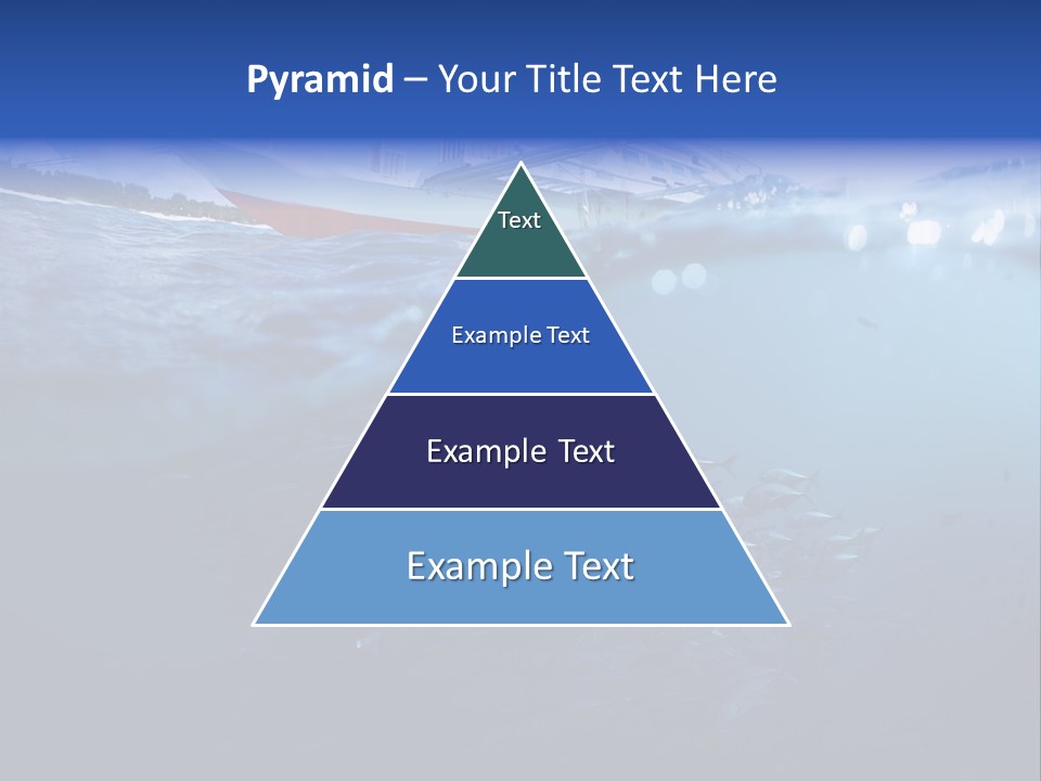 Surface Island Underwater PowerPoint Template