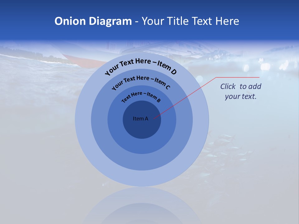 Surface Island Underwater PowerPoint Template