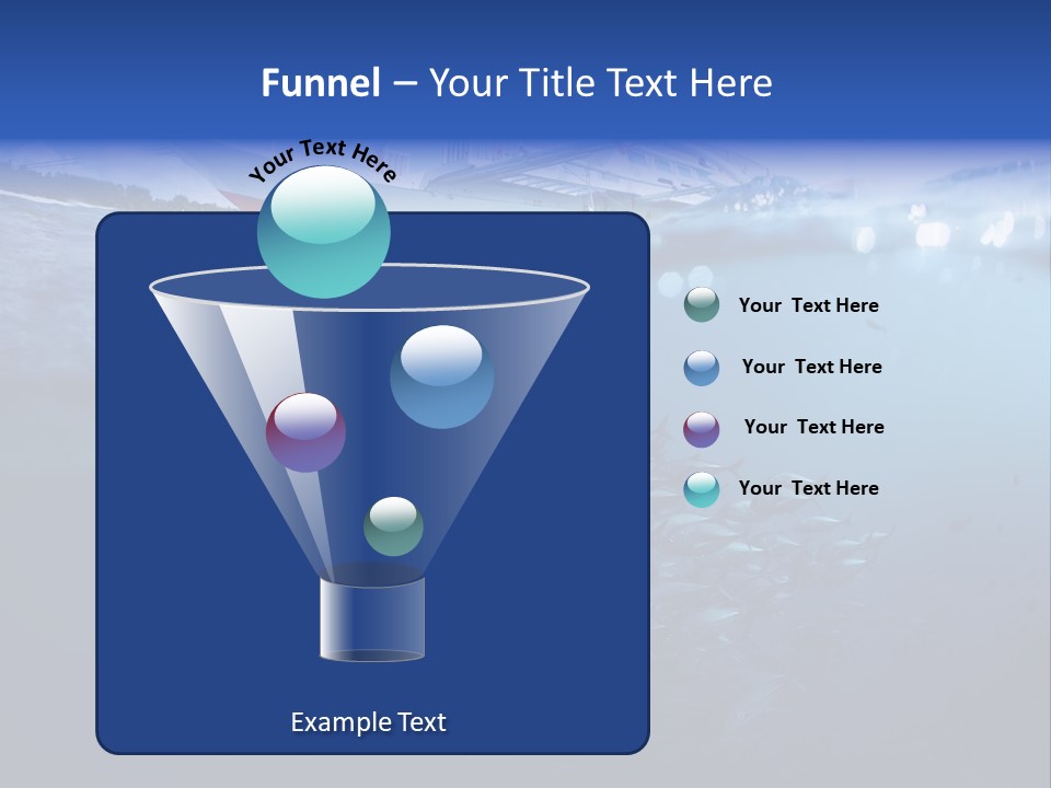 Surface Island Underwater PowerPoint Template