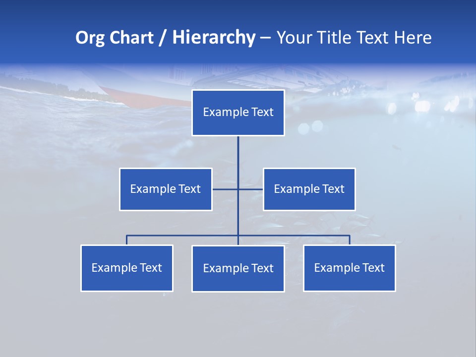Surface Island Underwater PowerPoint Template