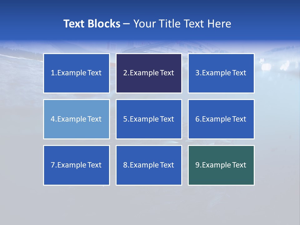 Surface Island Underwater PowerPoint Template