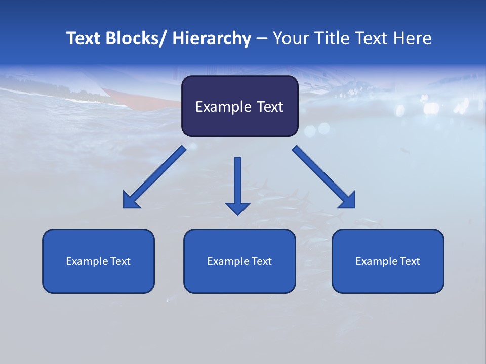 Surface Island Underwater PowerPoint Template