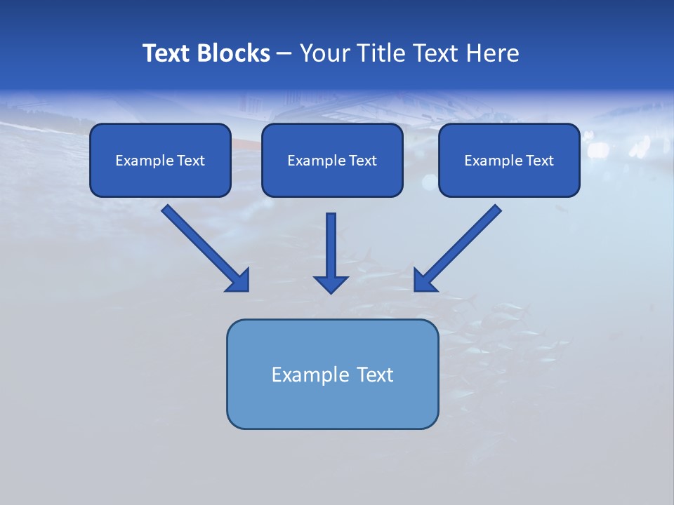 Surface Island Underwater PowerPoint Template