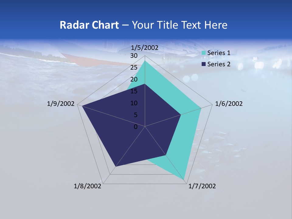 Surface Island Underwater PowerPoint Template