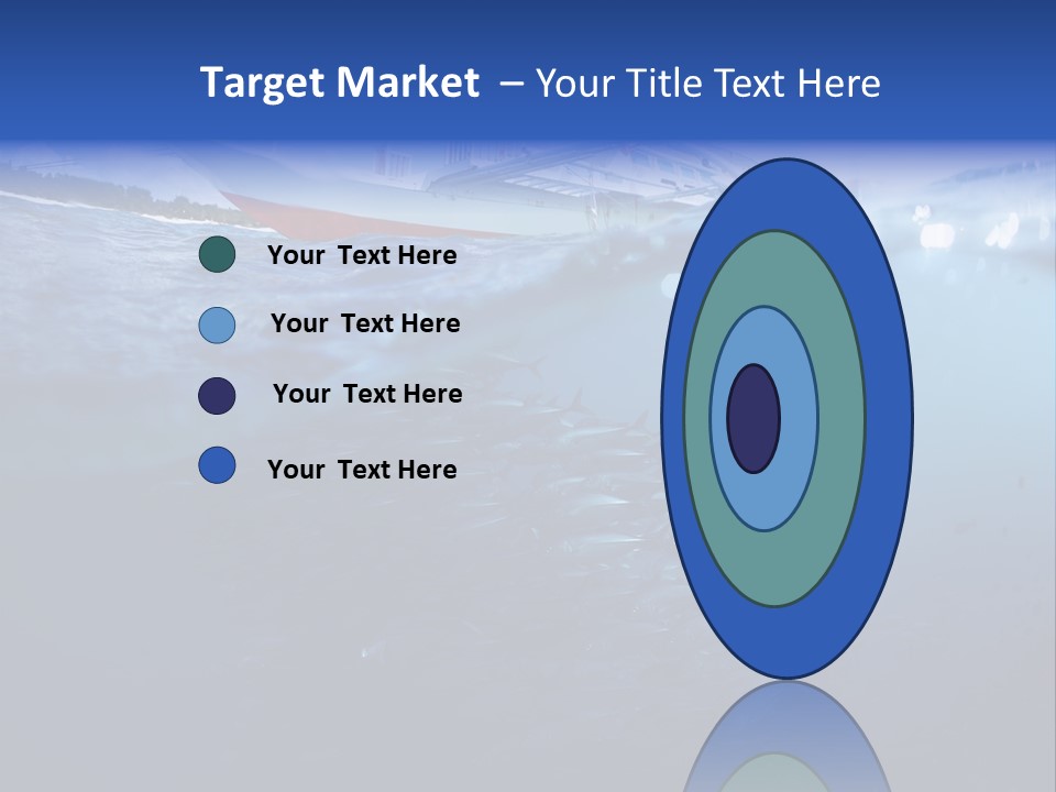 Surface Island Underwater PowerPoint Template