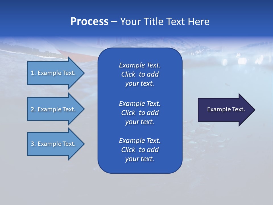 Surface Island Underwater PowerPoint Template