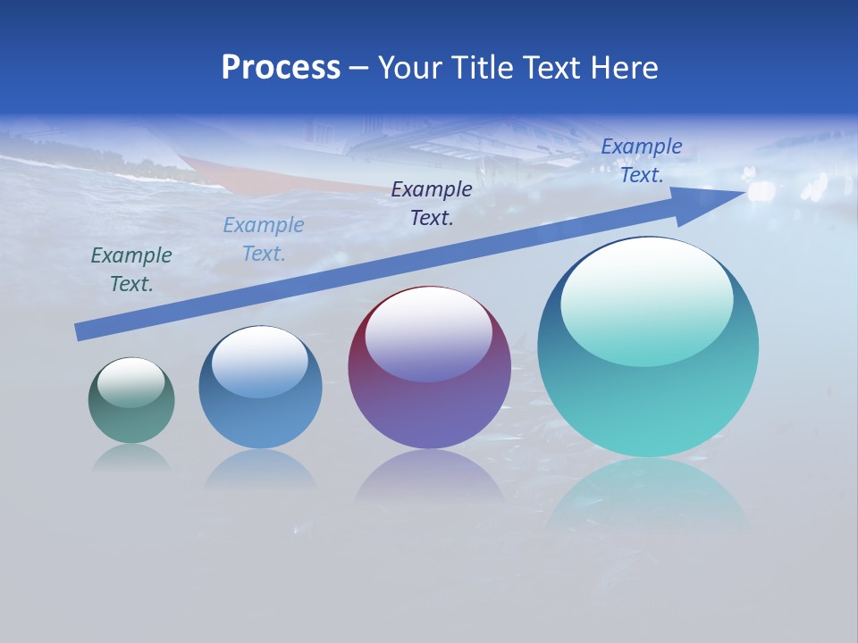 Surface Island Underwater PowerPoint Template