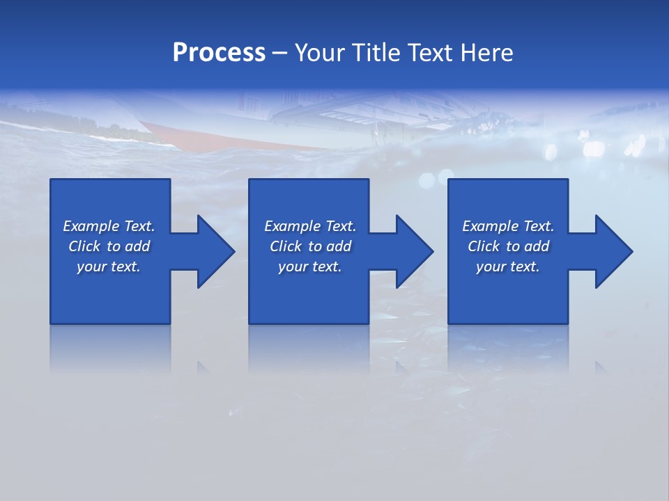 Surface Island Underwater PowerPoint Template
