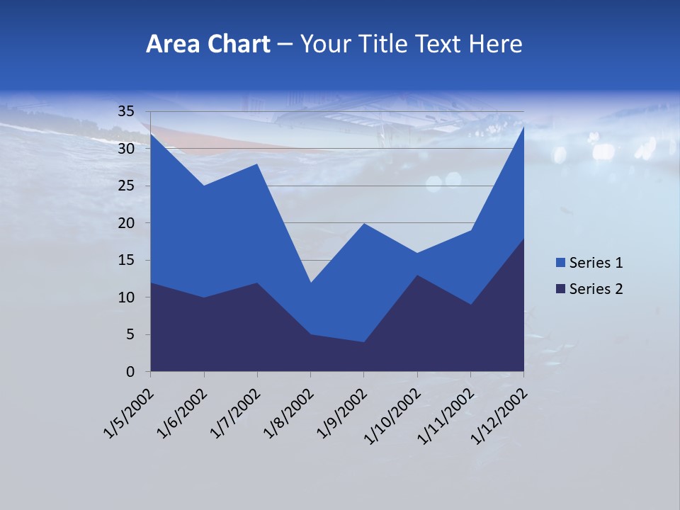 Surface Island Underwater PowerPoint Template