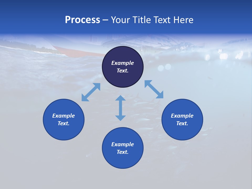 Surface Island Underwater PowerPoint Template