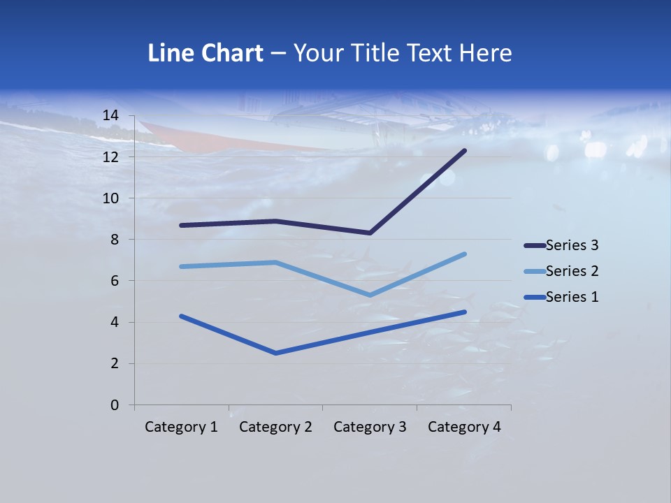 Surface Island Underwater PowerPoint Template