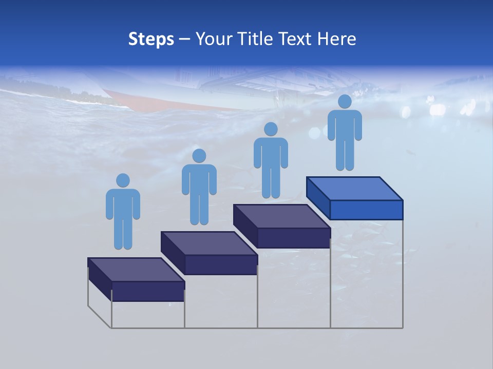 Surface Island Underwater PowerPoint Template
