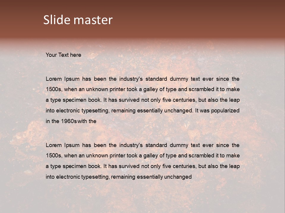 Messy Door Faded PowerPoint Template