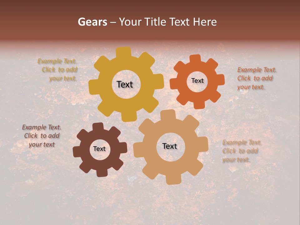 Messy Door Faded PowerPoint Template