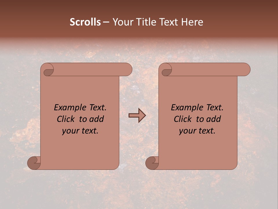 Messy Door Faded PowerPoint Template