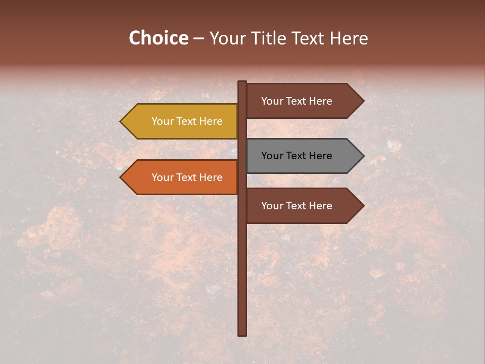 Messy Door Faded PowerPoint Template