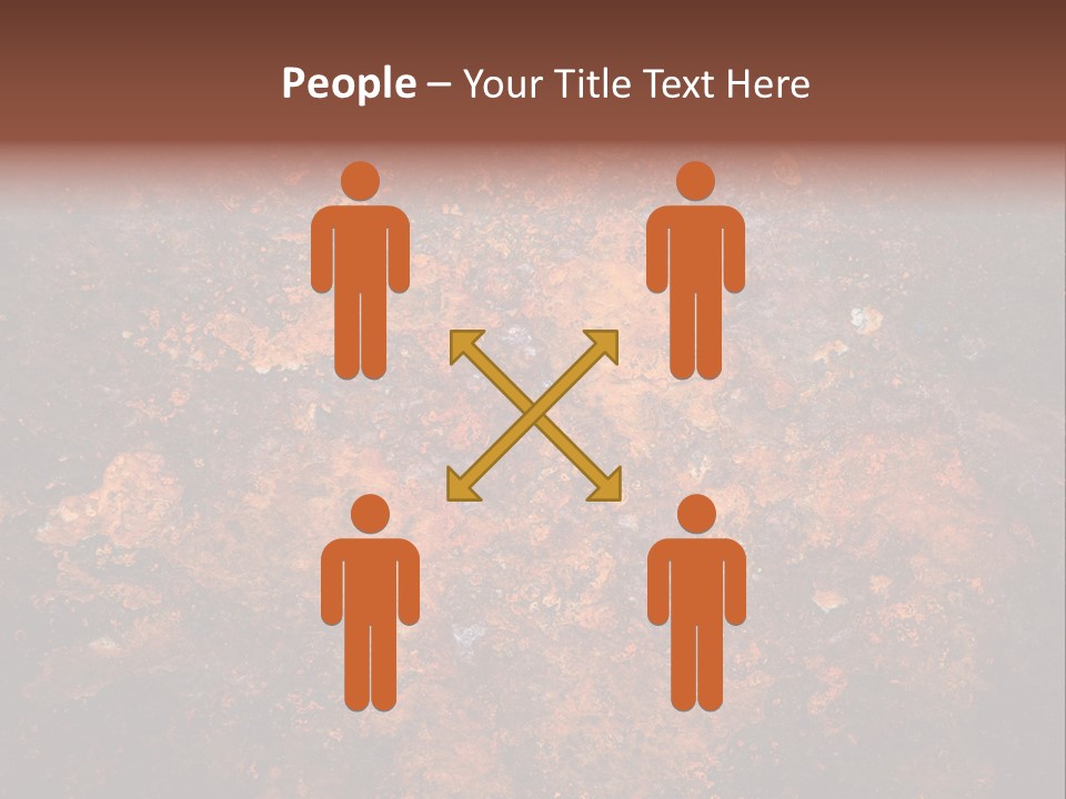 Messy Door Faded PowerPoint Template