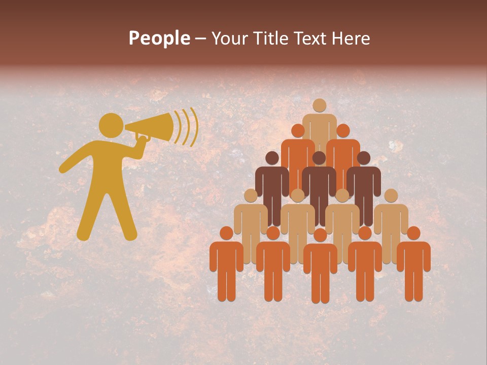 Messy Door Faded PowerPoint Template