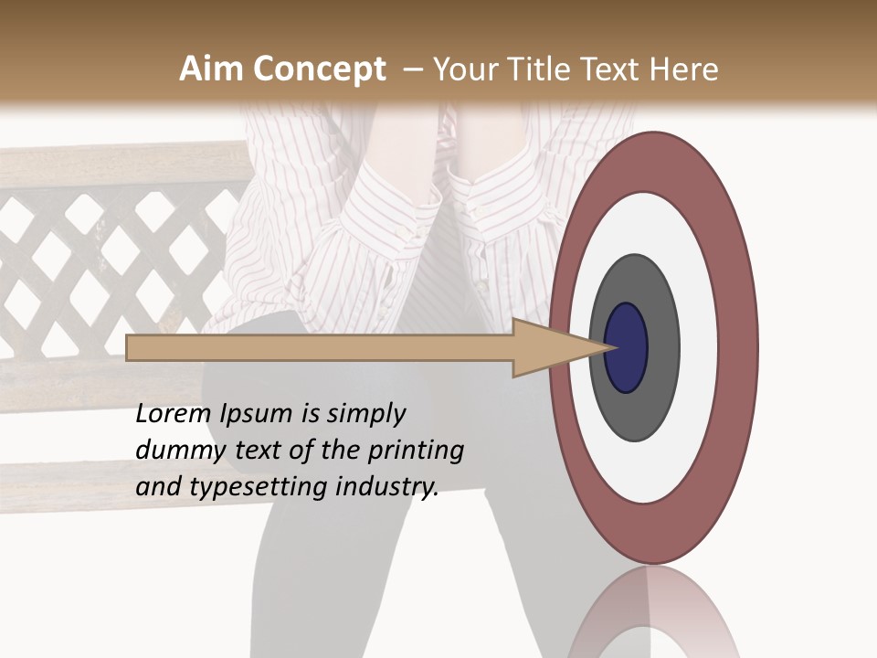 Pensive Glum Miserable PowerPoint Template