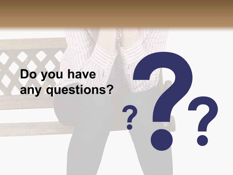 Pensive Glum Miserable PowerPoint Template