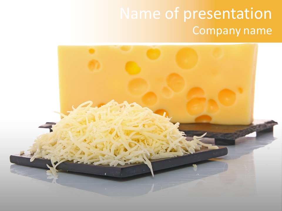 Dairy Product Pregnant Savoy PowerPoint Template