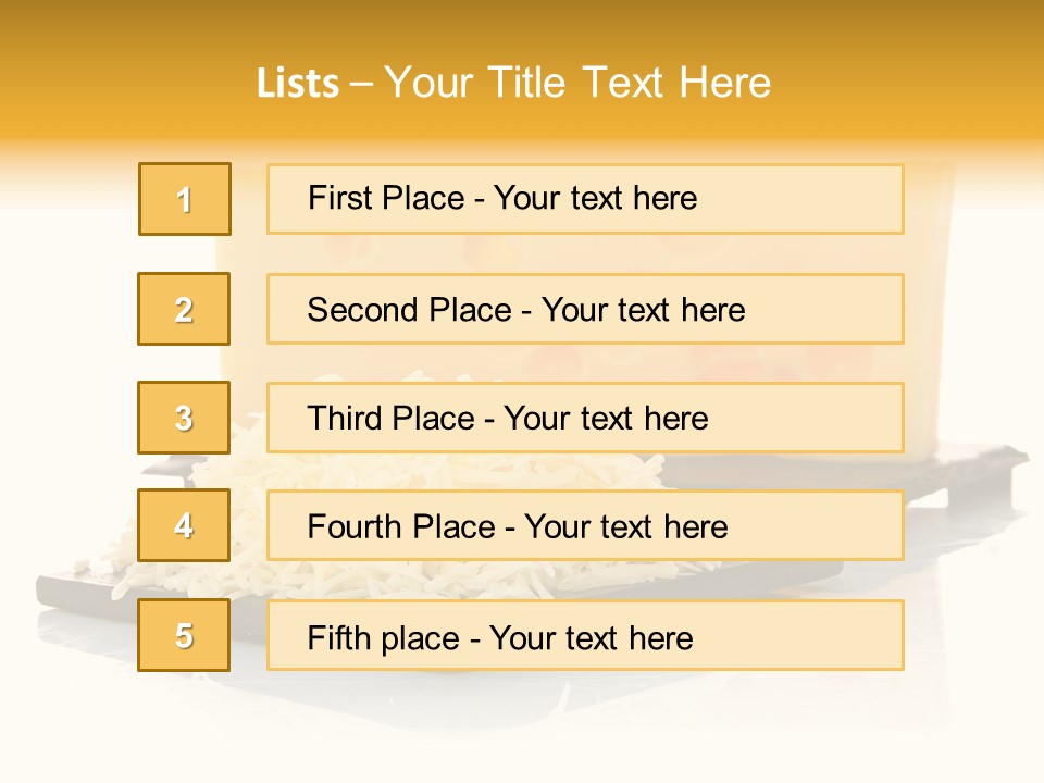 Dairy Product Pregnant Savoy PowerPoint Template