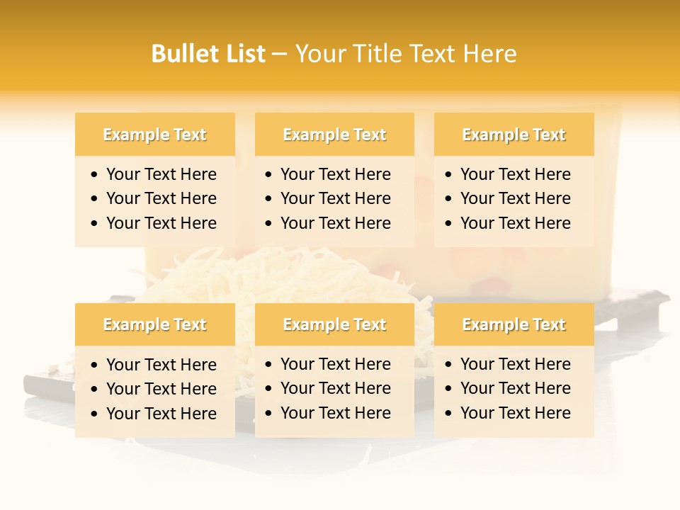 Dairy Product Pregnant Savoy PowerPoint Template