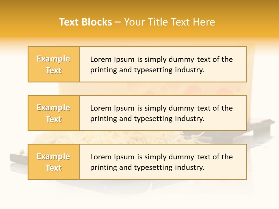 Dairy Product Pregnant Savoy PowerPoint Template
