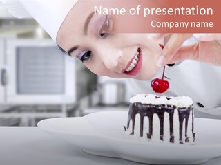 Occupation Lifestyle Restaurant PowerPoint Template