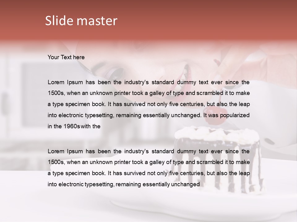 Occupation Lifestyle Restaurant PowerPoint Template