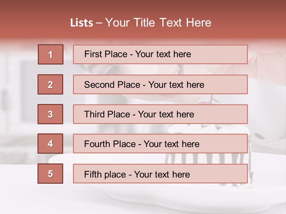 Occupation Lifestyle Restaurant PowerPoint Template