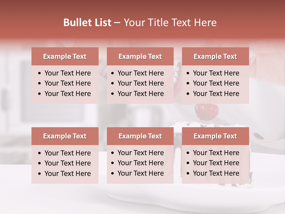 Occupation Lifestyle Restaurant PowerPoint Template