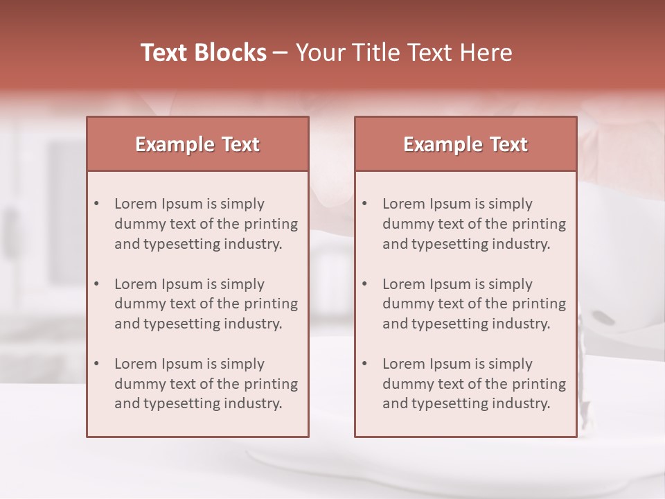 Occupation Lifestyle Restaurant PowerPoint Template